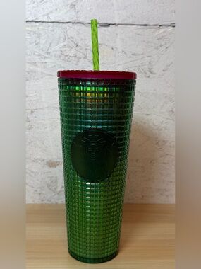 Starbucks Venti Watermelon Grid Tumbler limited edition